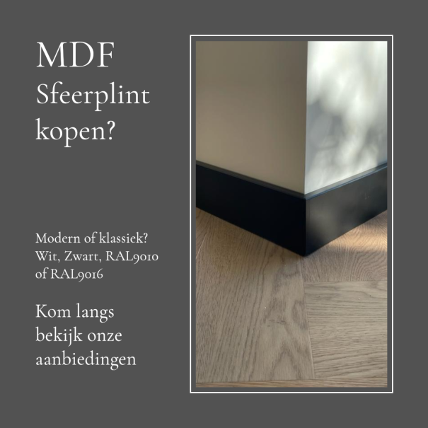 MDF plinten aanbieding