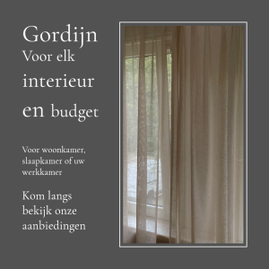 Gordijnen aanbieding